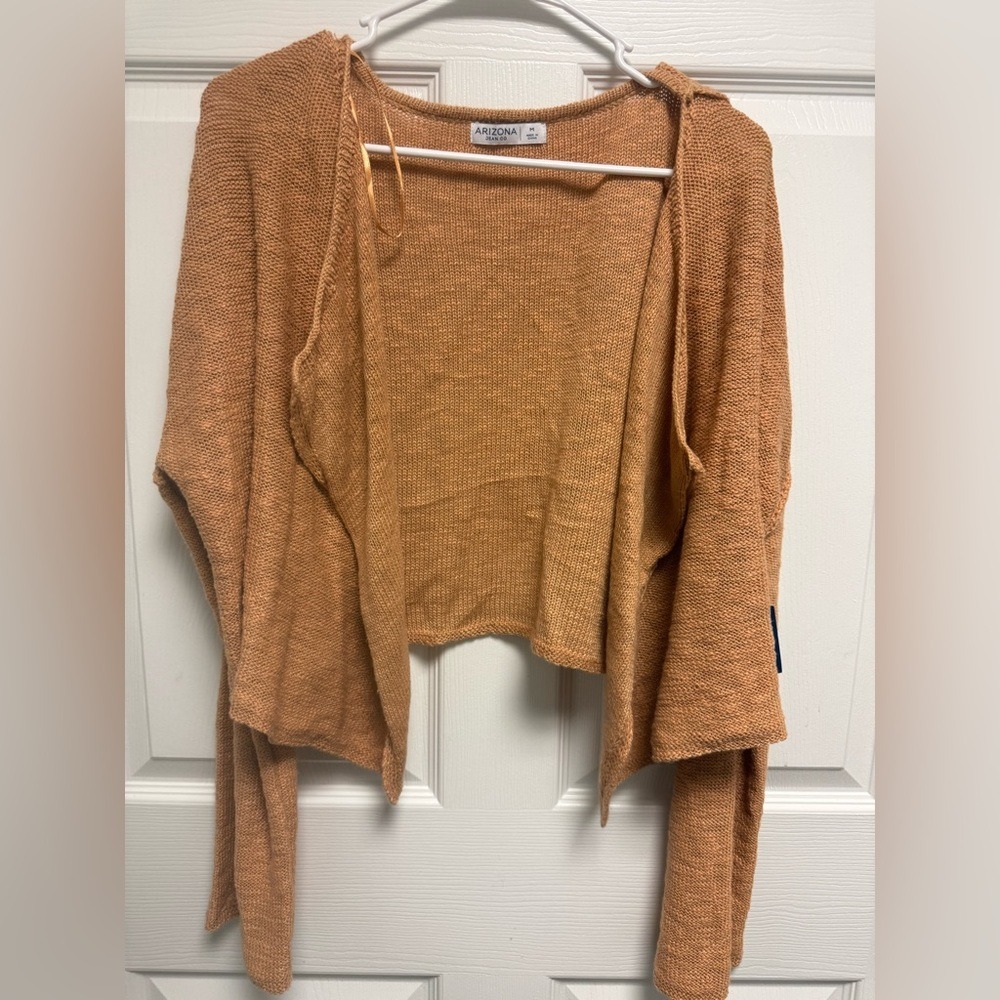 Arizona‎ Jean Company Tan Women's Cardigan Size M - Picture 7 of 10